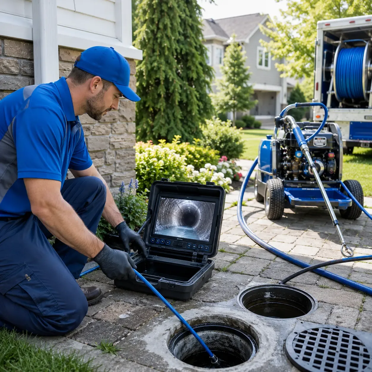 Outdoor drain cleaning professionals serving Union Hall, VA